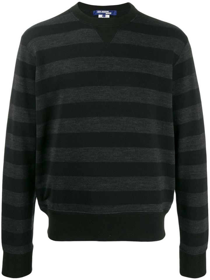 Junya Watanabe Man Striped Sweater - Black