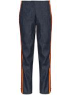 Calvin Klein 205w39nyc High Waist Striped Slim-fit Jeans - Blue