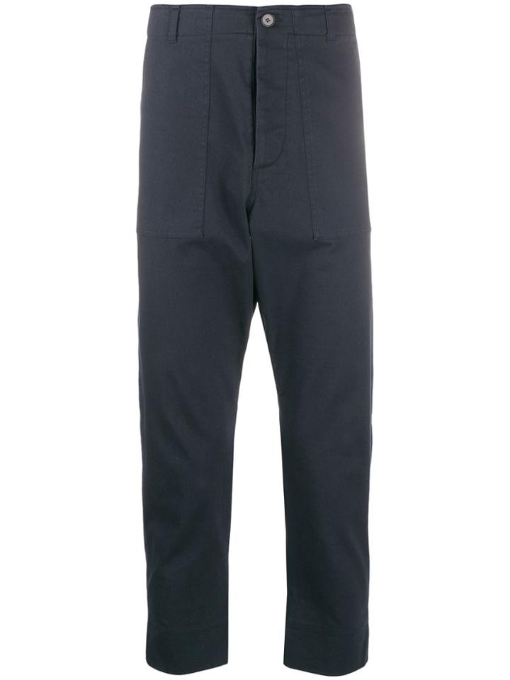 Nanushka Slim-fit Japanese Trousers - Blue
