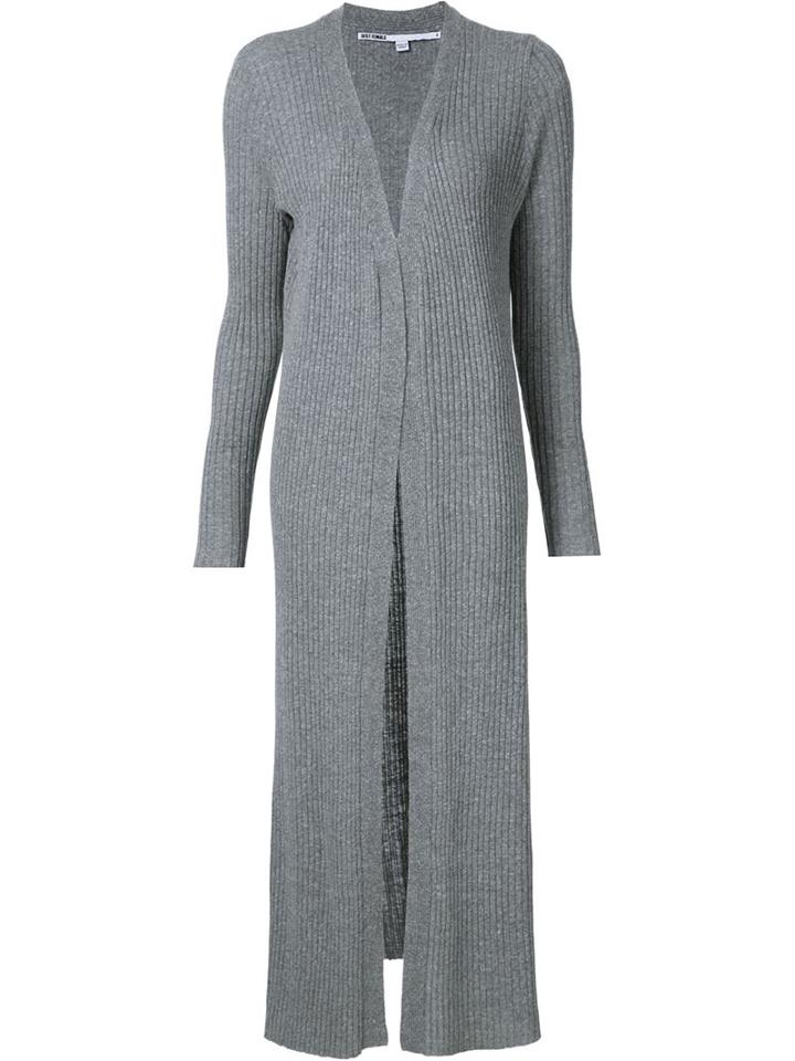 Just Female Ribbed Cardi-coat