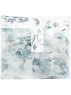 Faliero Sarti Floral Print Scarf - Blue