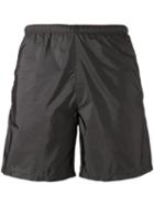 Prada Elasticated Waistband Swim Shorts, Men's, Size: 48, Black, Nylon/polyester