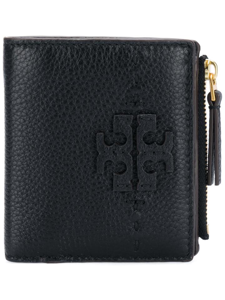 Tory Burch Mcgraw Mini Foldable Wallet - Black