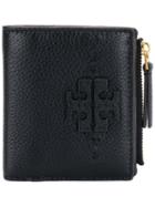 Tory Burch Mcgraw Mini Foldable Wallet - Black