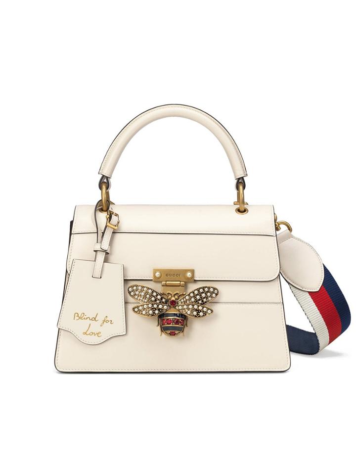 Gucci Queen Margaret Small Top Handle Bag - White