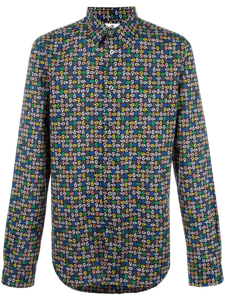 Ps By Paul Smith Allover Print Shirt, Men's, Size: Xxl, Cotton