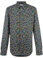 Ps By Paul Smith Allover Print Shirt, Men's, Size: Xxl, Cotton