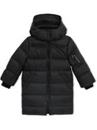 Burberry Kids Teen Detachable Hood Down-filled Puffer Coat - Black