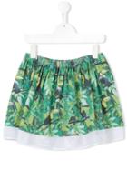 Diesel Kids - Tropical Print Skirt - Kids - Cotton/polyester - 7 Yrs, Green