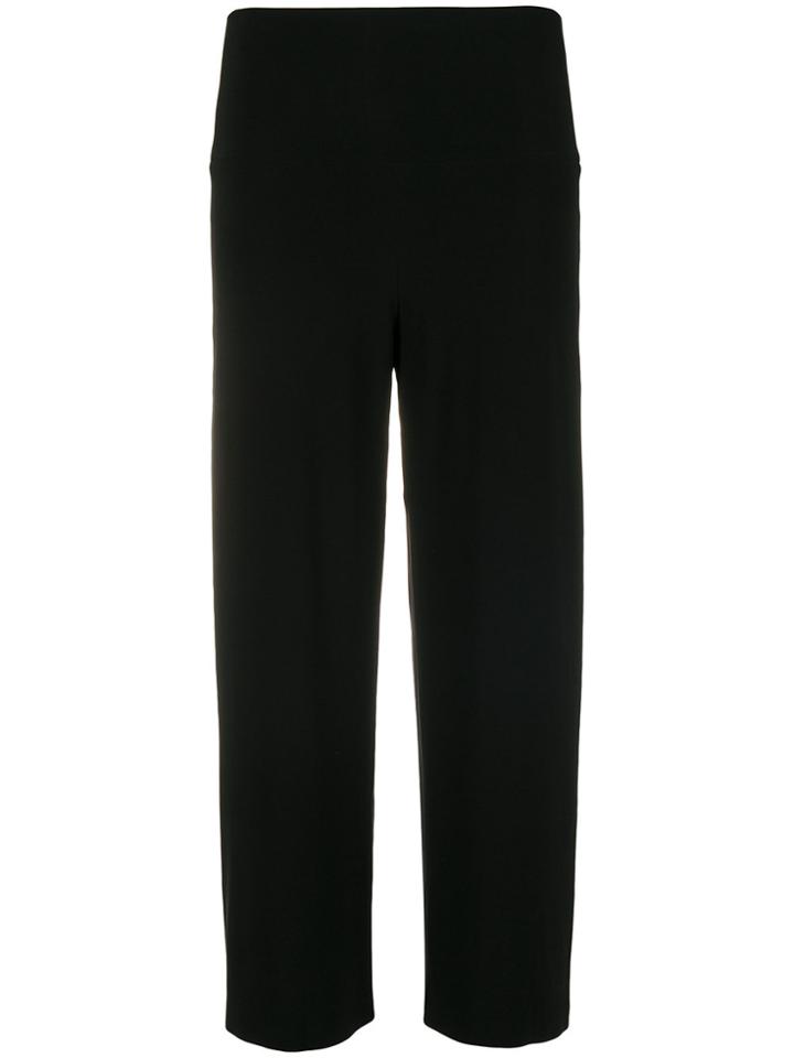 Norma Kamali Side Stripe Trousers - Black