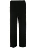 Norma Kamali Side Stripe Trousers - Black