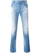 Jacob Cohen Washed Denim Slim Jeans - Blue