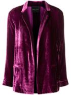 Roberto Collina Velvet Blazer - Pink & Purple
