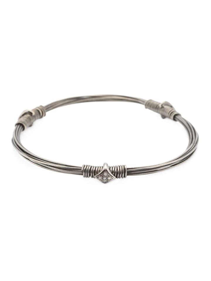 Loree Rodkin Wire 'princess' Diamond Point Braclet - Metallic