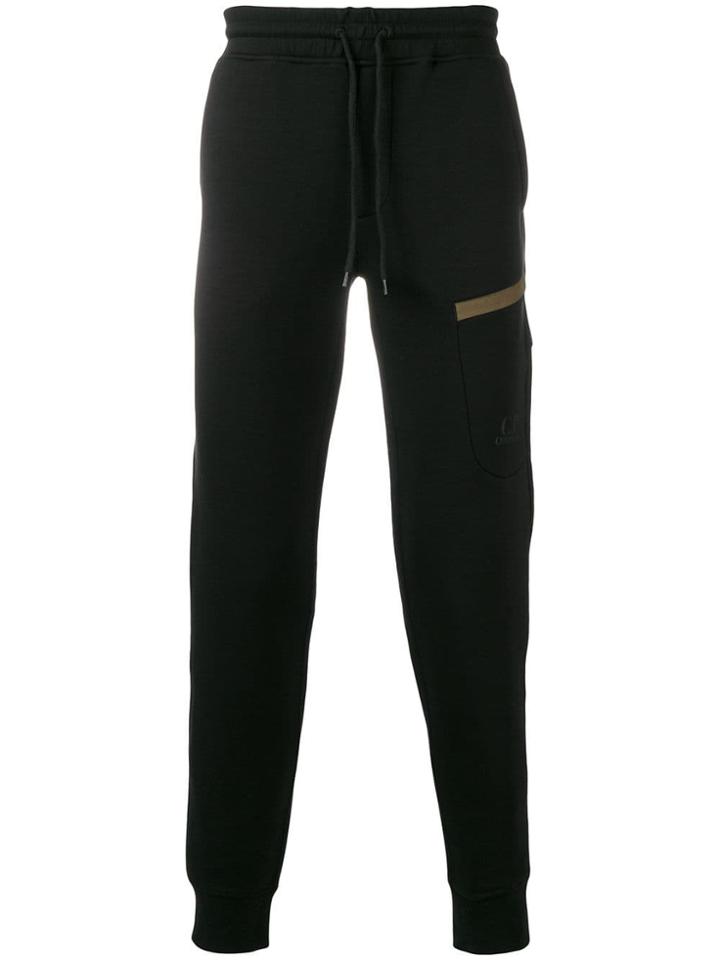 Cp Company Military-style Track Pants - Black