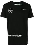 Off-white Stencil Print T-shirt - Black