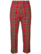 Dsquared2 Tartan Print Cropped Trousers