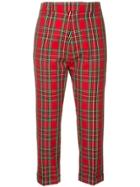 Dsquared2 Tartan Print Cropped Trousers