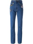 Marc Jacobs Embellished Jeans, Women's, Size: 25, Blue, Cotton