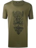 Balmain Animals Tribal T-shirt, Men's, Size: Large, Green, Cotton