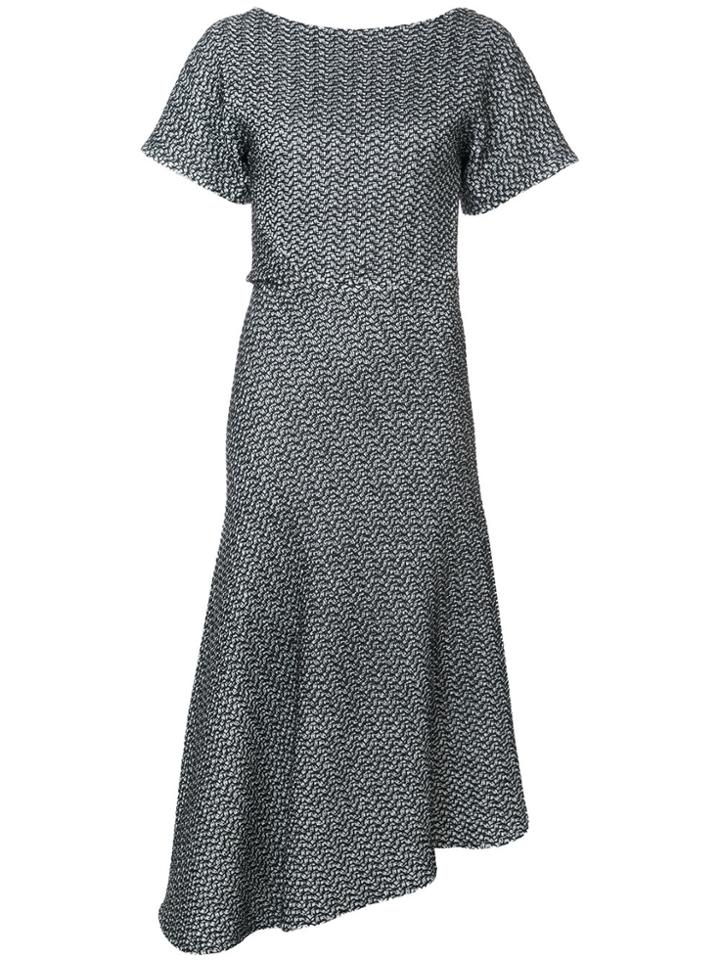 Maticevski Spider Web Pattern Dresss - Black