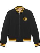 Gucci Interlocking G Bomber Jacket - Black
