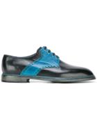 Dolce & Gabbana Punch Holes Derby Shoes - Blue