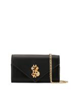 Moschino Dollar Sign Wallet-on-chain - Black