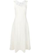 Sonia Rykiel Flared Long Dress - White