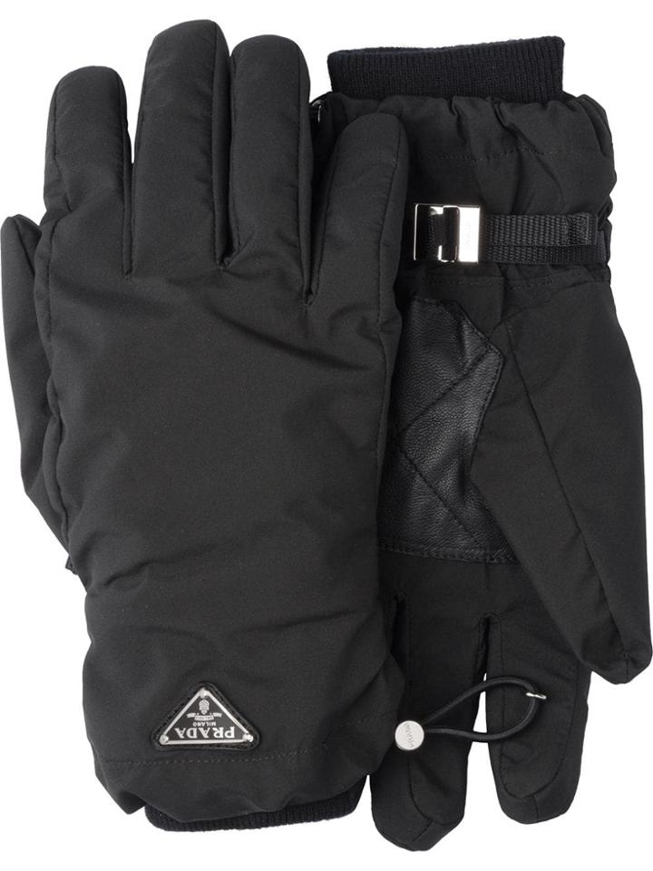 Prada Nylon Gloves - Black