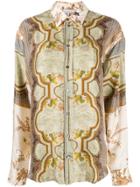 Pierre-louis Mascia Tapestry Print Blouse - Neutrals