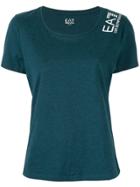 Ea7 Emporio Armani Logo Jersey T-shirt - Green