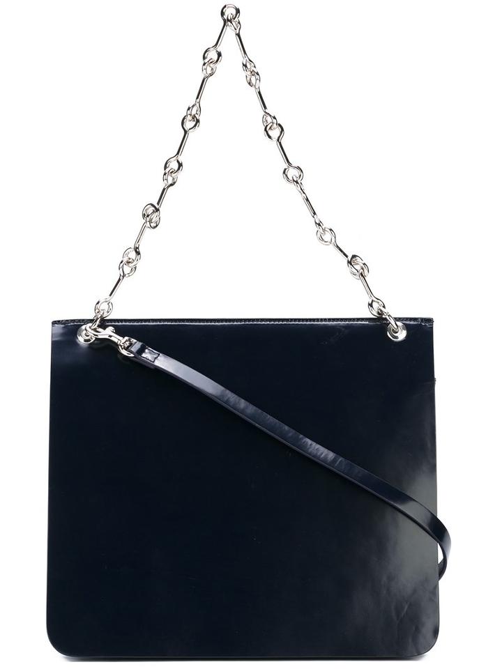 Corto Moltedo 'jesse' Shoulder Bag, Women's, Blue, Calf Leather/nappa Leather