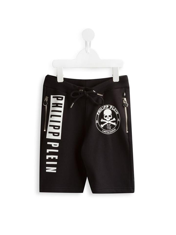 Philipp Plein Kids 'my Style' Shorts, Boy's, Size: 10 Yrs, Black