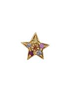 Carolina Bucci 18kt Gold Star Stones Earring
