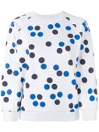 Maison Kitsuné - Patterned Knitted Top - Women - Cotton - S, White, Cotton