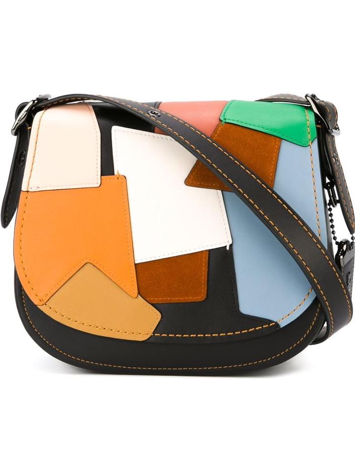 Coach Patchwork Saddle Bag