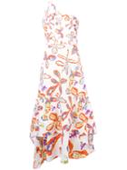 Peter Pilotto - Floral Shift Dress - Women - Cotton/spandex/elastane - 10, Women's, White, Cotton/spandex/elastane