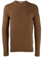 Nuur Fine Knit Sweatshirt - Brown