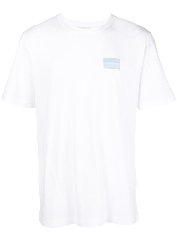 Calvin Klein Jeans Shine And Matte T-shirt - White