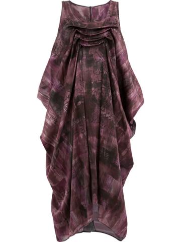 Masnada Masnada 6552 Wine Berry Silk/spandex/elastane - Pink & Purple