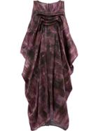 Masnada Masnada 6552 Wine Berry Silk/spandex/elastane - Pink & Purple