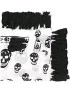 Alexander Mcqueen Skull Scarf, Women's, Black, Silk/acetate