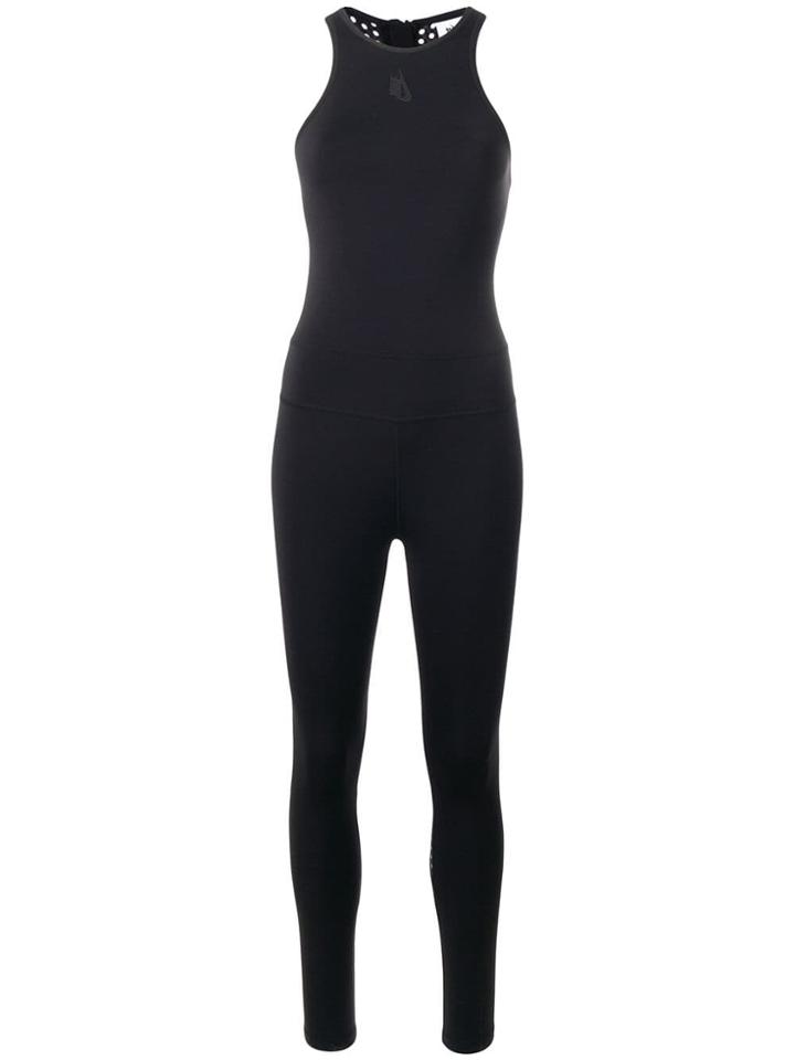 Nike Essential Mesh-panelled Jumpsuit - Black