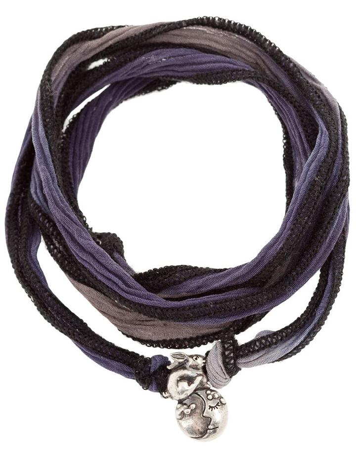 Catherine Michiels Fabric Necklace, Men's, Metallic