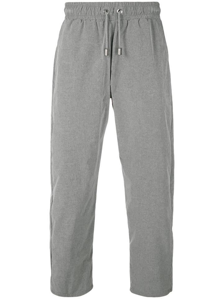 Blood Brother Cropped Track Pants - Grey