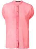 Luisa Cerano Button-up Blouse - Pink