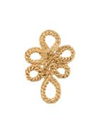 Yves Saint Laurent Pre-owned Rive Gauche Torsade Brooch Pendant - Gold