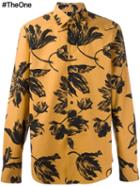 Marni Broken Promise Print Shirt, Men's, Size: 50, Yellow/orange, Cotton