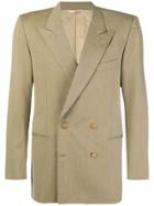Yves Saint Laurent Vintage 1980's Boxy Double-breasted Blazer -